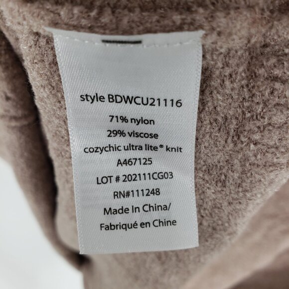 Barefoot Dreams Cozy Chic Ultra Lite Dockside Pointelle Pullover Sweater 1X Tan - Picture 8 of 8